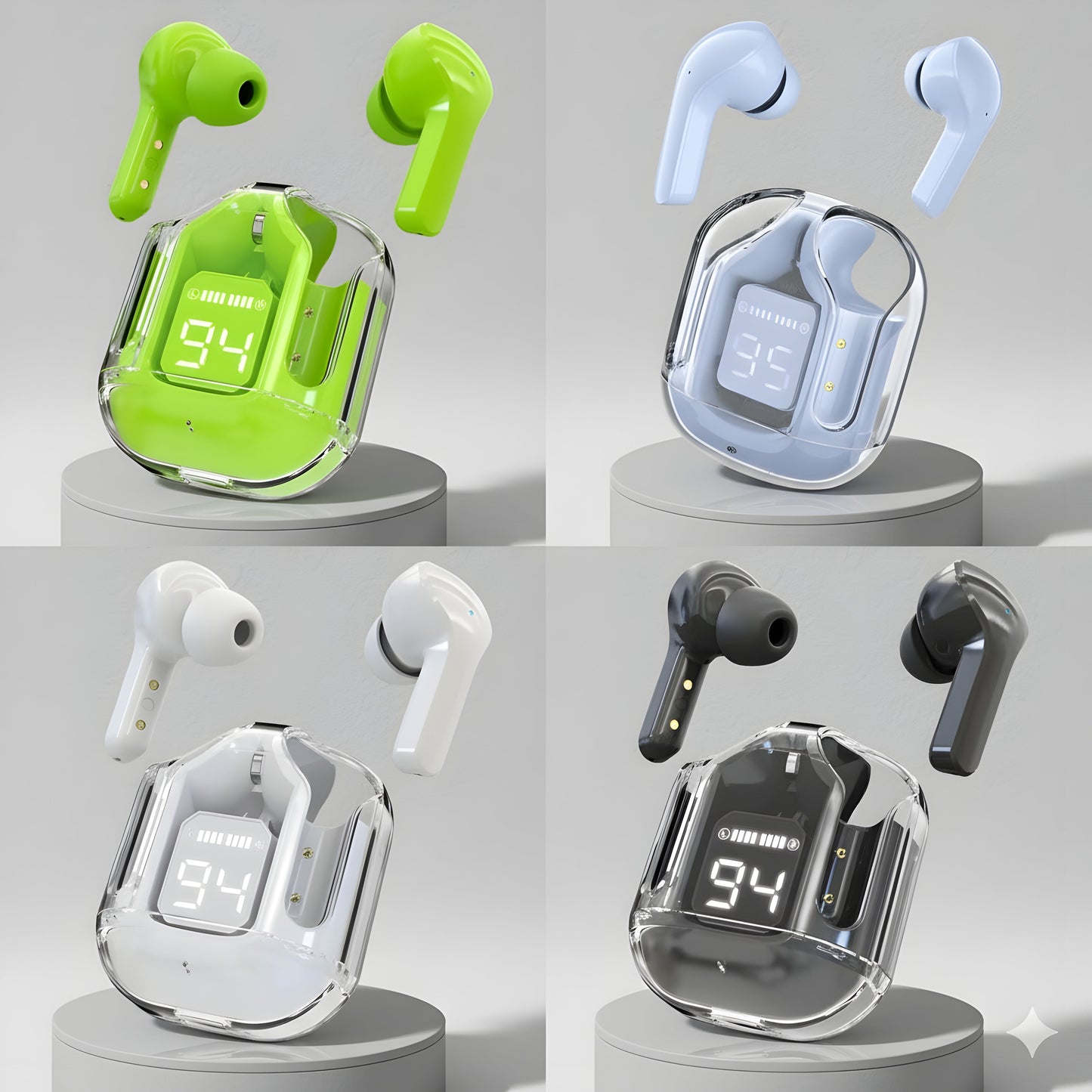 UltraPods Max โ Premium Sound, Powerful Bass, and Smart LED Display.