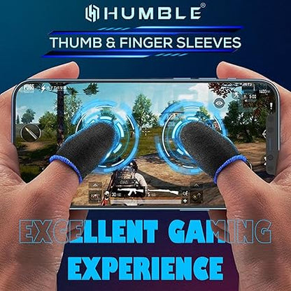 Gaming Finger Sleeves – Pack of 10 | Sweat-Proof & Anti-Slip Touch Sensitivity