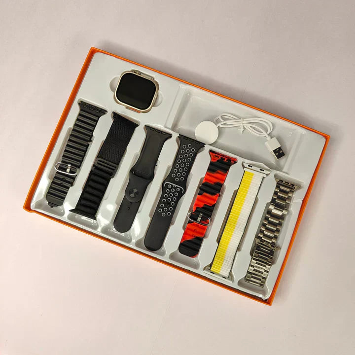 ✨ 7-in-1 Premium 45mm Smartwatch Set + FREE AirPods Pro 2 | Redefine Your Lifestyle!