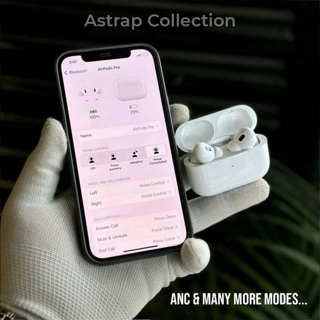 Air-Pods Pro Gen 2 with ANC (6 Months Warranty)
