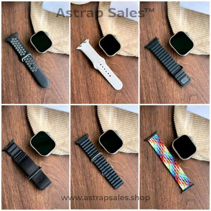 P9 Ultra 2 Combo Pack 💥 Smartwatch + Wireless Over-Ear Headphones + 7 Bands