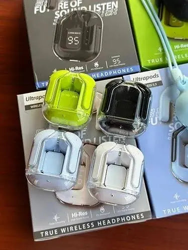 UltraPods Max – Premium Sound, Powerful Bass, and Smart LED Display.