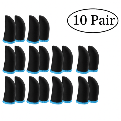 Gaming Finger Sleeves – Pack of 10 | Sweat-Proof & Anti-Slip Touch Sensitivity